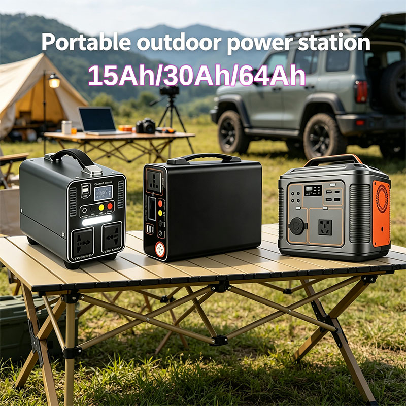 Outdoor Power Adapter Usb C - Przenośna stacja zasilania 300W 220V, zewnętrzny