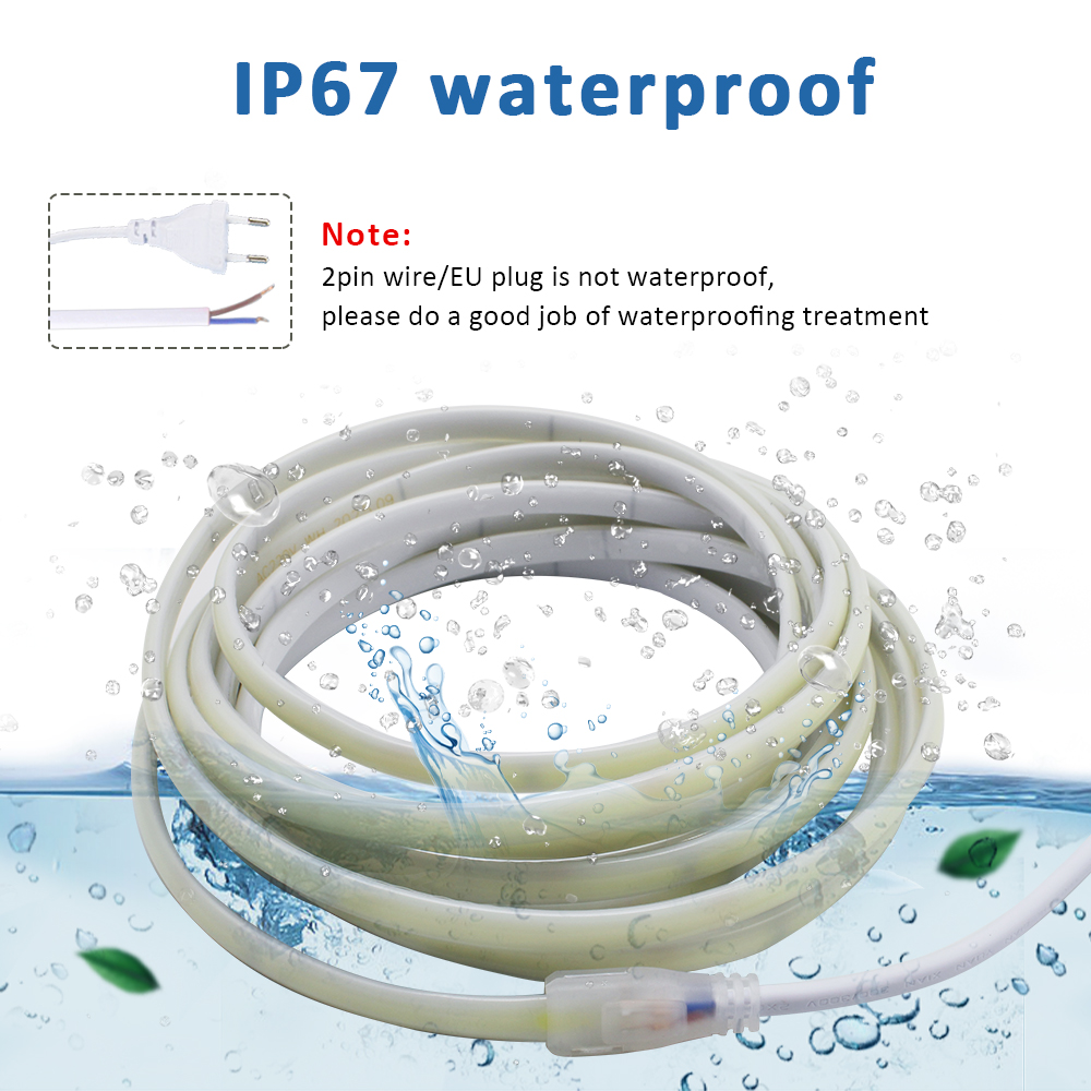 Wodoodporna taśma LED COB 220V – Outdoor Power Strip Weatherproof recenzja i cena