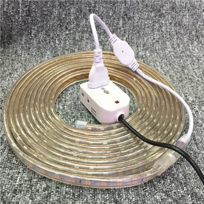 AC220V SMD 5050 LED Strips Lig – Outdoor Power Strip Weatherproof recenzja i cena