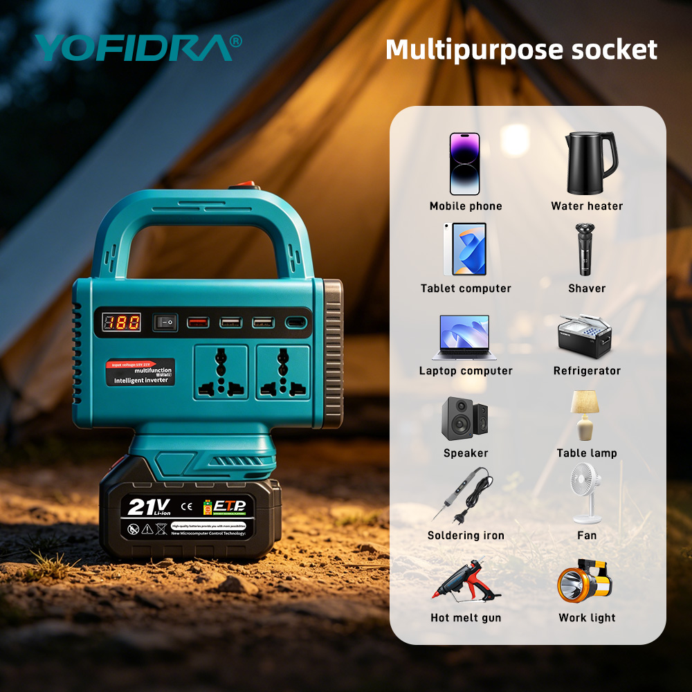 Przetwornica napięcia YOFIDRA  – Outdoor Power Adapter Usb C recenzja i cena